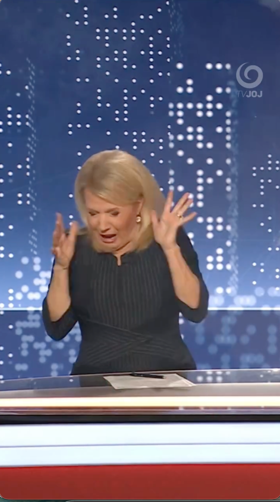 Moderátori zažili poriadny šok. 