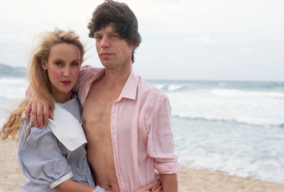 Mick Jagger i Jerry Hall