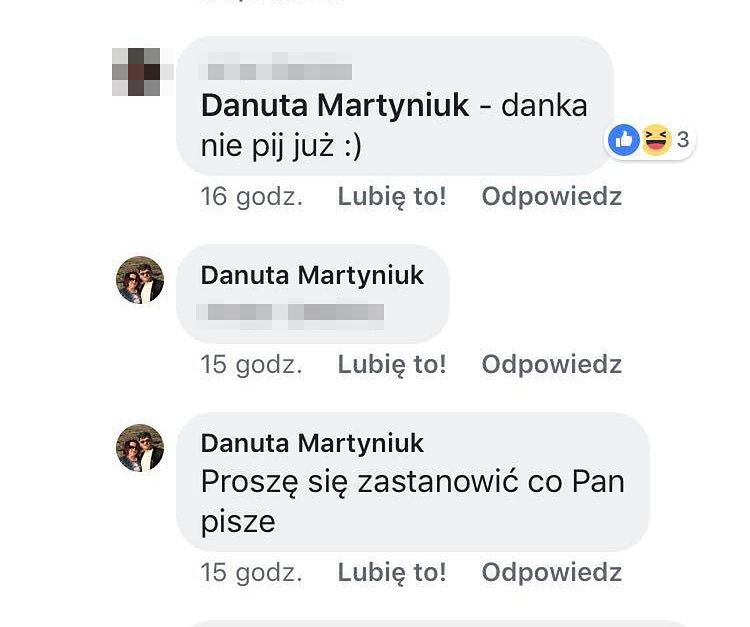 Danuta Martyniuk na Facebooku