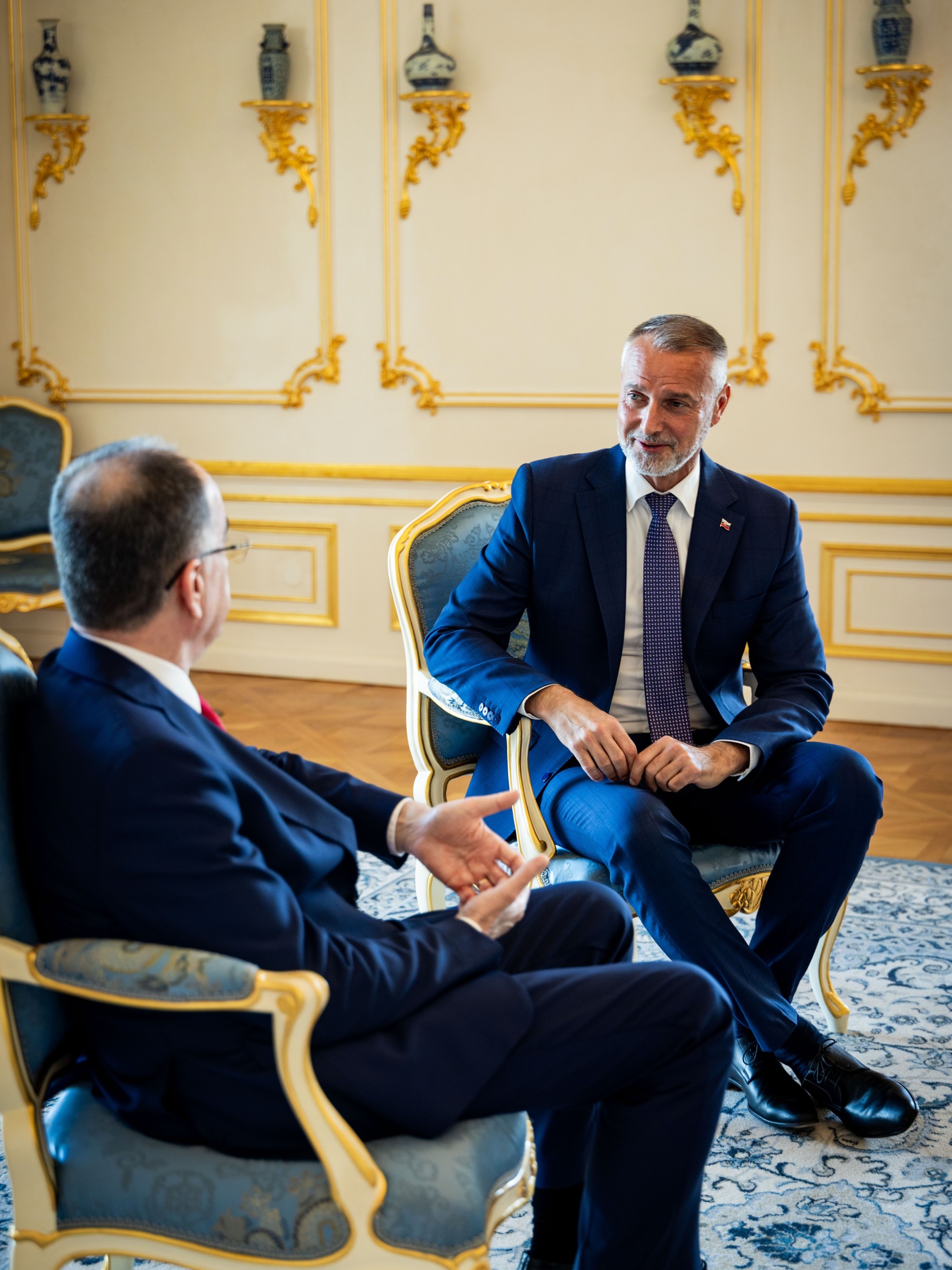 Na Bratislavskom hrade prijal Richard Raši prezidenta Albánskej republiky Bajrama Begaja. 