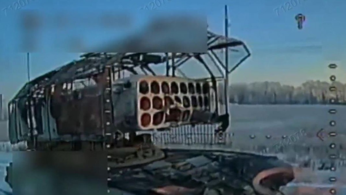 Ukrajinci prvi put uništili termobarični raketni lanser TOS-1A Solncepjok na teritoriji Rusije 