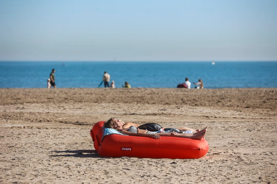Španija, toplotni talas, kupanje usred januara
