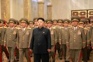 Kim Jong Un at North Korea Commemoration