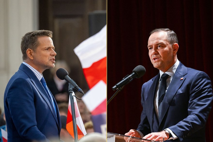 Rafał Trzaskowski i Karol Nawrocki