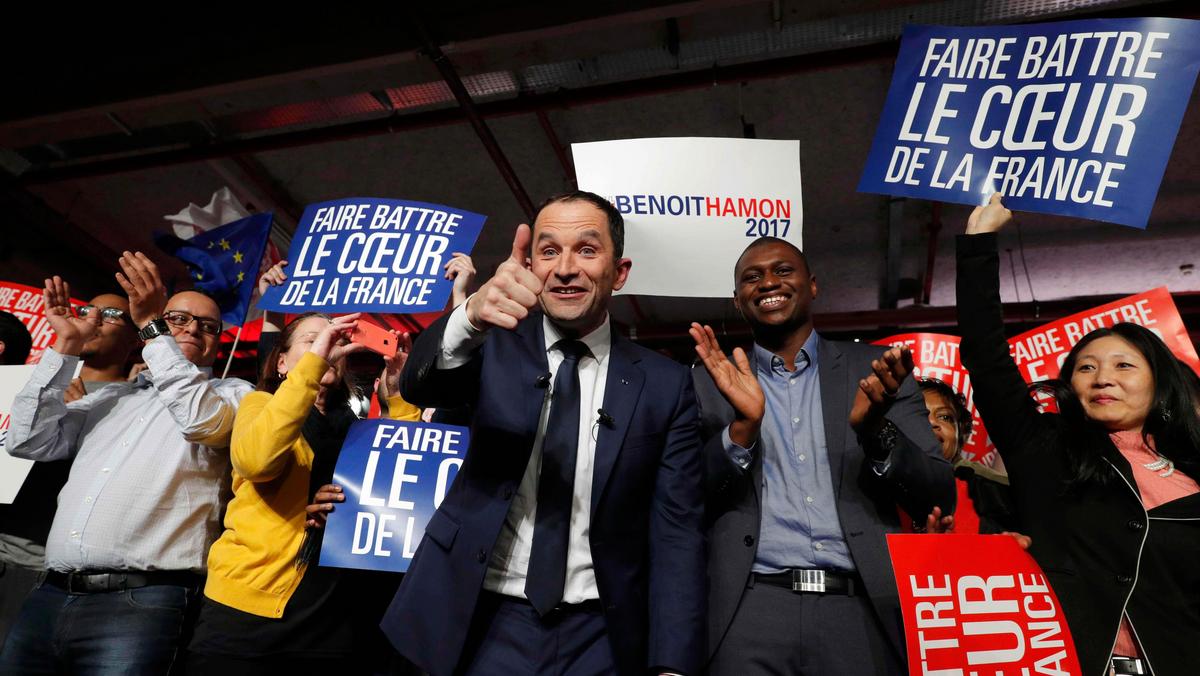 Benoit Hamon, former education minister and Socialist party candidate in their second-round presiden