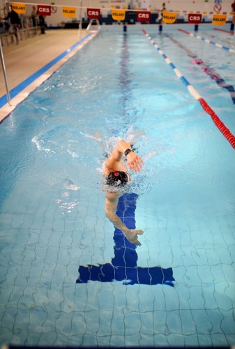 Karaś próbuje pobić rekord Guinnessa na basenie