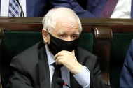 Jarosław Kaczyński w sejmie. 2.12.21