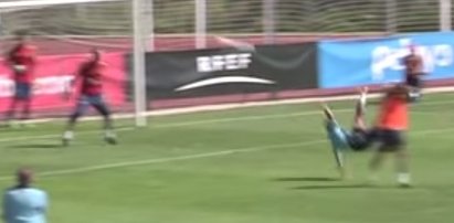 Co za gol! Szkoda, że podczas treningu [wideo]