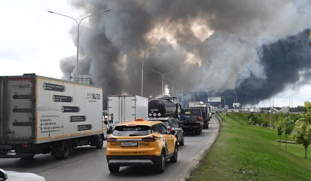 Napad na rafineriju nafte u Moskvi, 18. jun 2026.