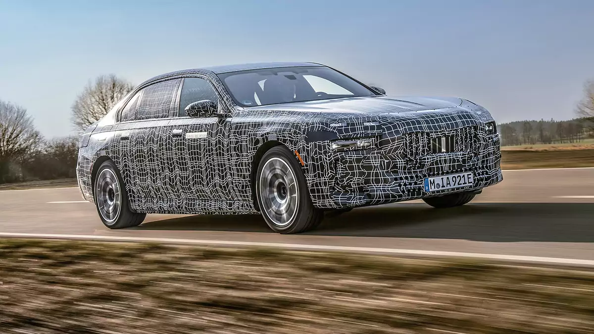 BMW i7 – prototyp elektrycznej wersji BMW serii 7 (2022)