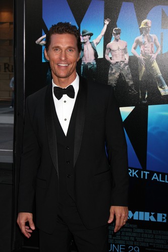 McConaughey na premierze filmu 'Magic Mike' (2012)