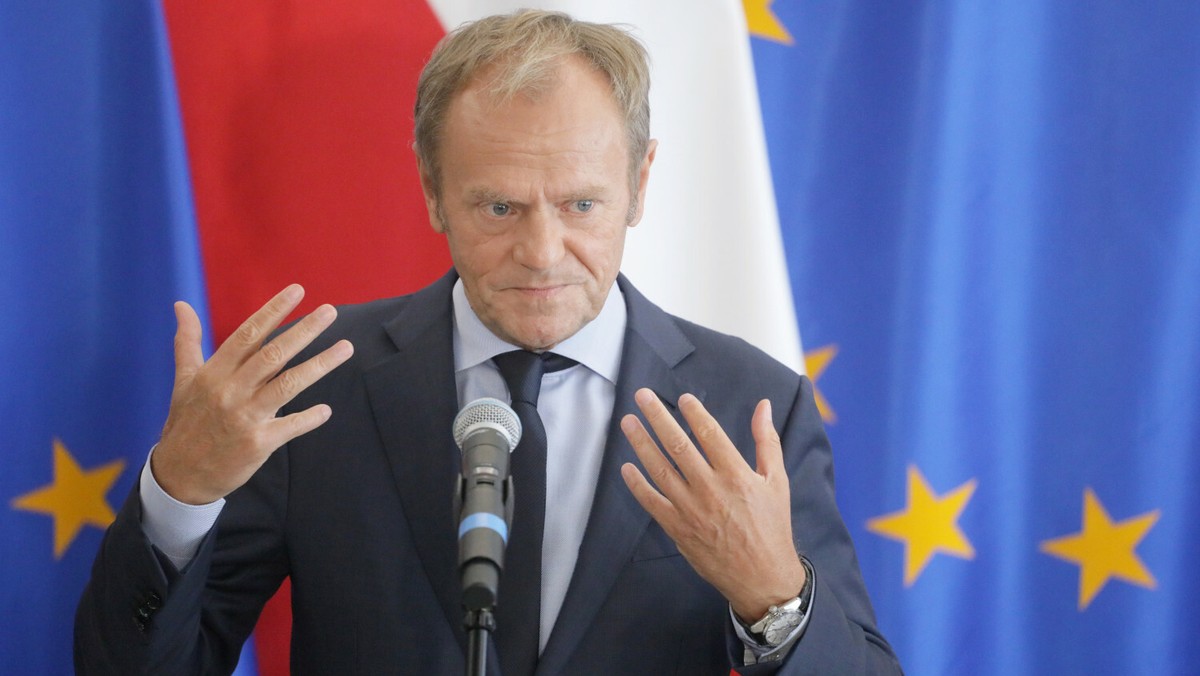 Donald Tusk w Senacie