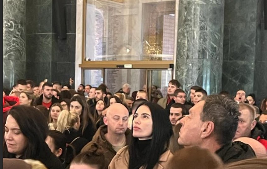 Božićna liturgija u Hramu Svetog Save