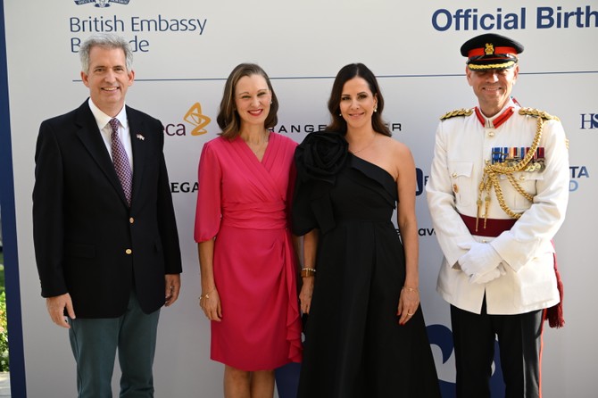 Tamara Vučić na svečanosti u britanskoj ambasadi