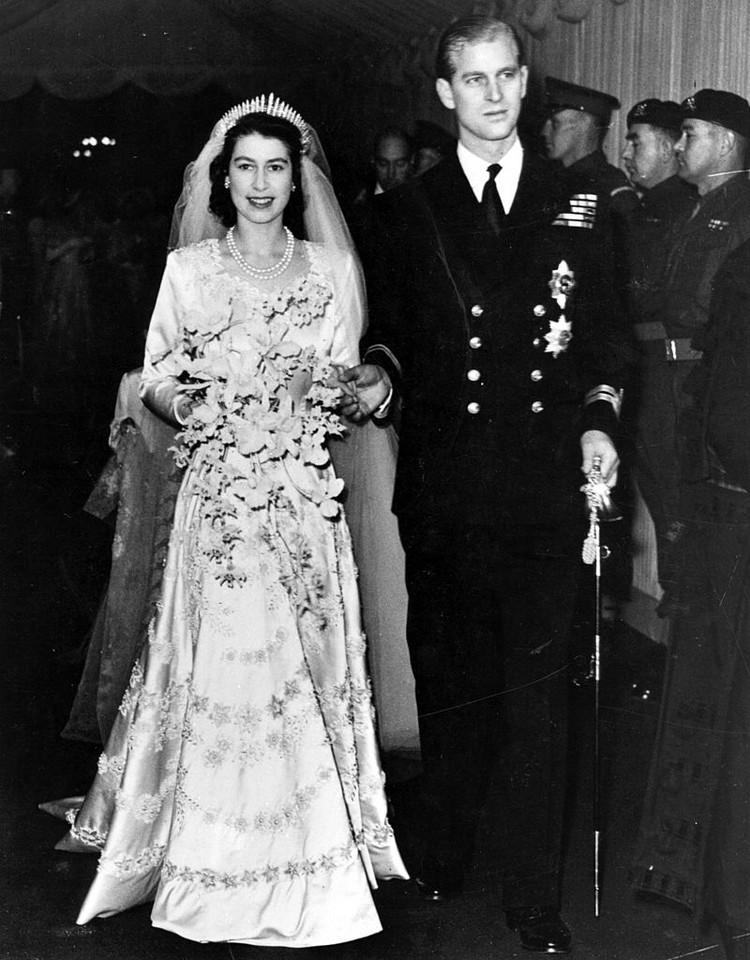 Ślub Elżbiety i Filipa, listopad 1947 r.