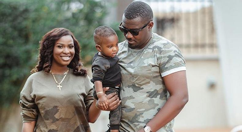 John Dumelo, Gifty and John Dumelo Jnr