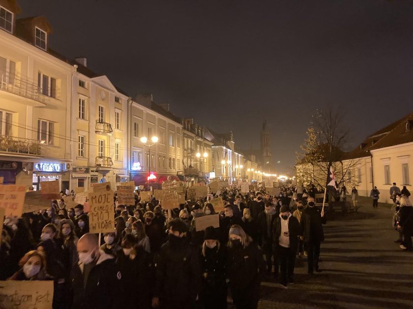 Protesty przeciw orzeczeniu Trybunału Konstytucyjnego