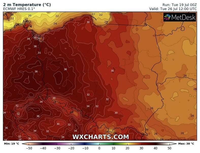 W pierwszej połowie przyszłego tygodnia ponownie uderzy upał.