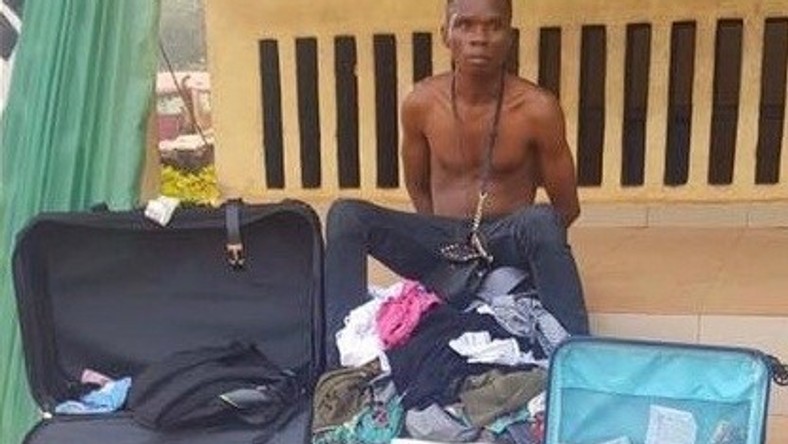 Ebube was arrested for storming the house of his cousin