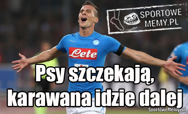 Liga Mistrzów: SSC Napoli pokonało Dynamo Kijów - Milik bohaterem memów