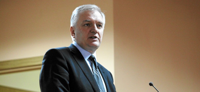 Jarosław Gowin wyliczył swe sukcesy i nie pozwolił zadać pytań
