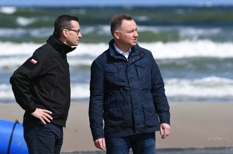 Andrzej Duda i Mateusz Morawiecki odwiedzają Mierzeję Wiślaną