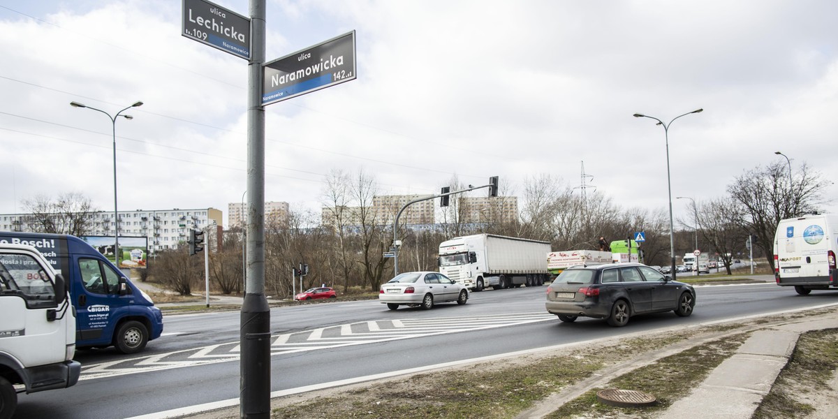 Będzie remont skrzyżowania ul. Naramowickiej i Lechickiej