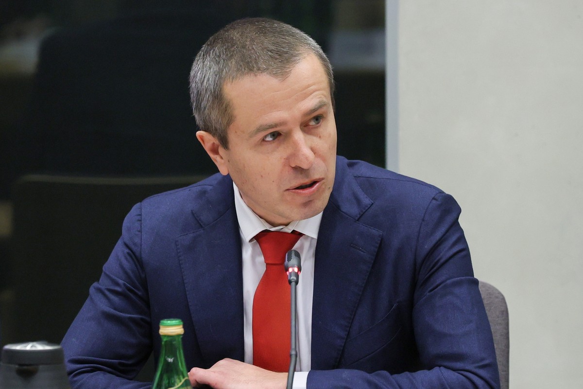 Warszawa, 19.02.2025. Wezwany na świadka przedstawiciel firmy Matic Aleksander Goszczycki na posiedzeniu sejmowej Komisji śledczej ds. inwigilacji systemem Pegasus, 19 bm. w Sejmie w Warszawie. (amb) PAP/Paweł Supernak