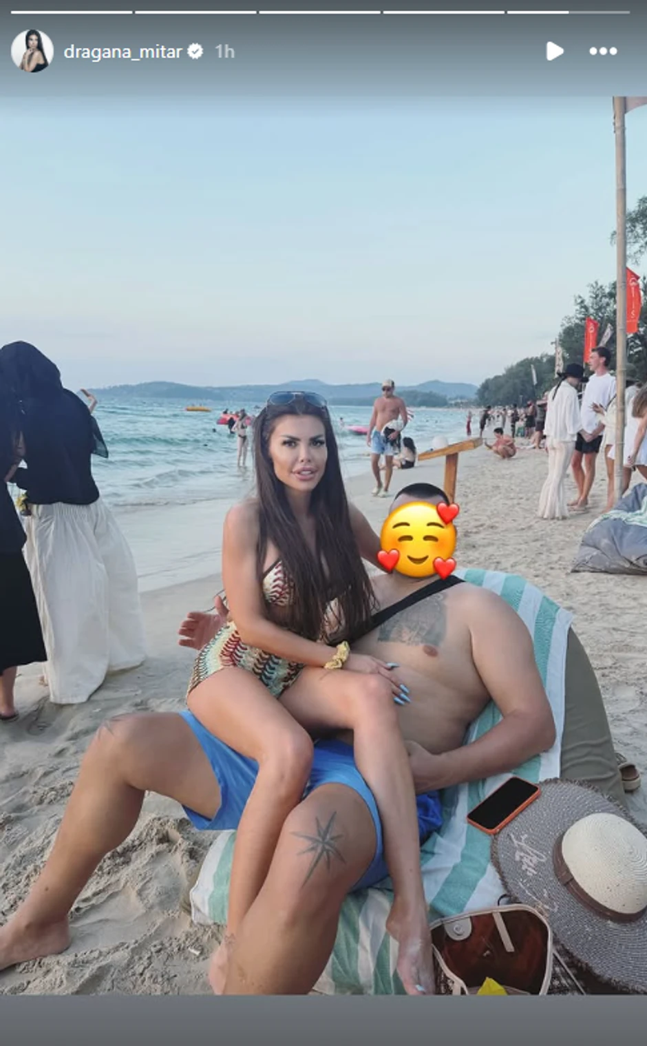 Dragana Mitar sa dečkom