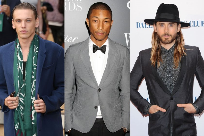 Jamie Campbell Bower, Pharell Williams, Jared Leto