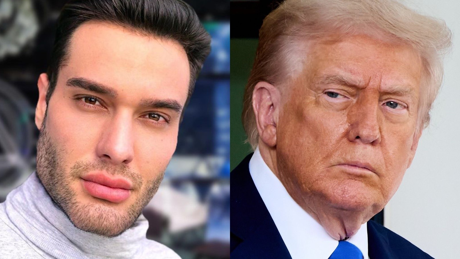 Athos Salomé a Donald Trump.