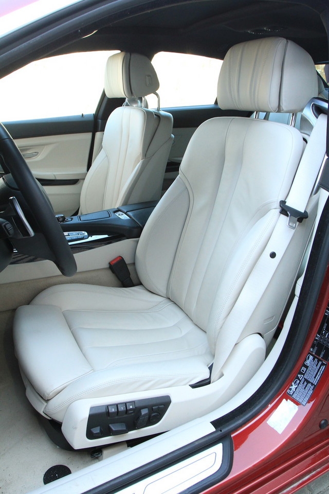 BMW 650i Gran Coupe – komfortowy fotel (za dopłatą)