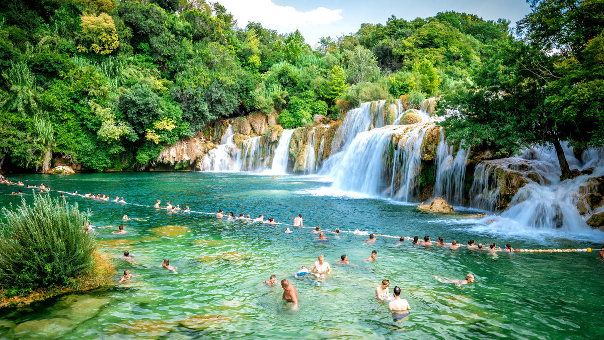 Chorwacja: Park Narodowy Krka wprowadza zakaz kąpieli