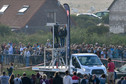 Udany przelot flyboardem nad La Manche