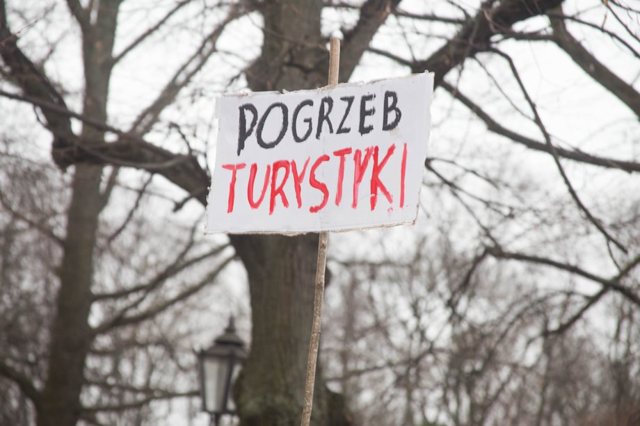 Protest przed KPRM