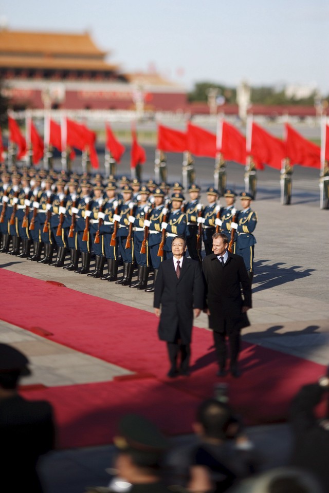 CHINY POLSKA TUSK WIZYTA