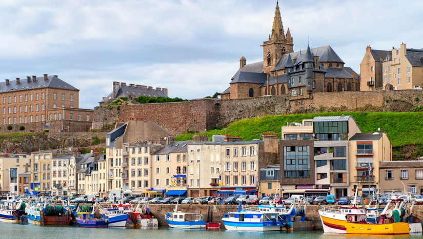 Normandia i Bretania z Mont St Michel Port w Granville