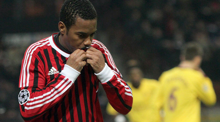 Robinho 2013-ban több társával  megerőszakolt egy 23 éves albán nőt. / Fotó: MTI/EPA/Matteo Bazzi