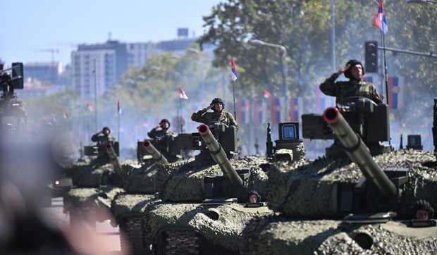 Vojska Srbije na paradi u Beogradu
