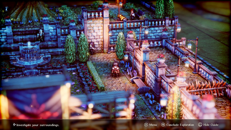 Triangle Strategy - screenshot z gry (wersja na Nintendo Switch) 