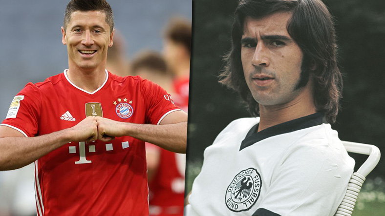 Robert Lewandowski i Gerd Mueller