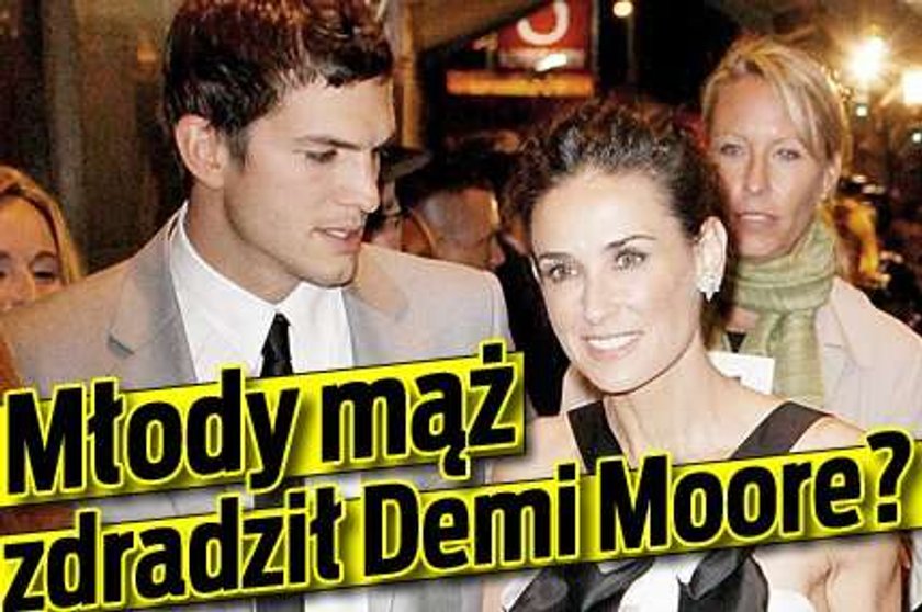 Młody mąż zdradził Demi Moore?