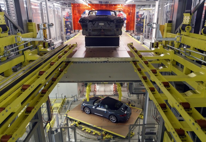 Produkcja samochodów sportowych Porsche w Stuttgarcie