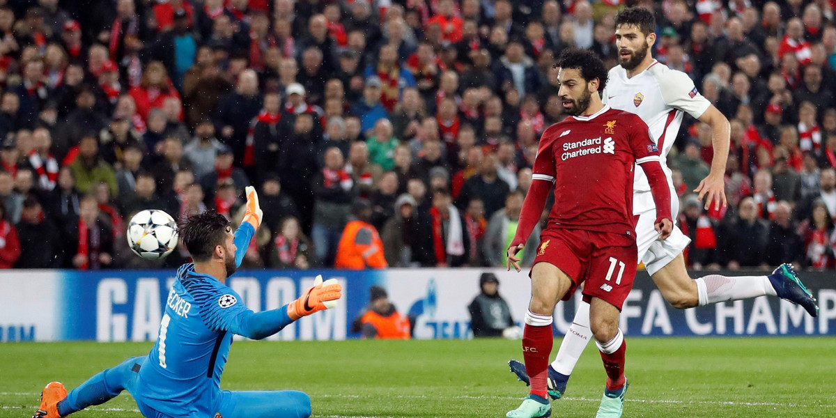 Mohamed Salah zdobył dla Liverpoolu dwie bramki