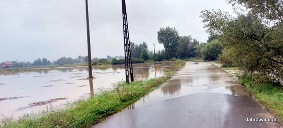 Podtopienia w Dąbrowie Tarnowskiej