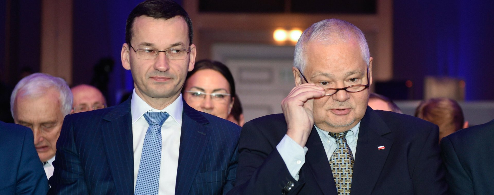 Premier Mateusz Morawiecki i prezes NBP Adam Glapiński