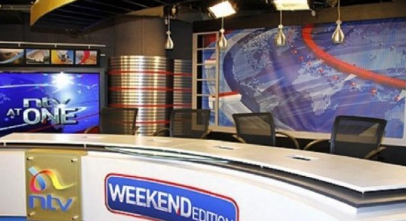 An image of an empty NTV studio