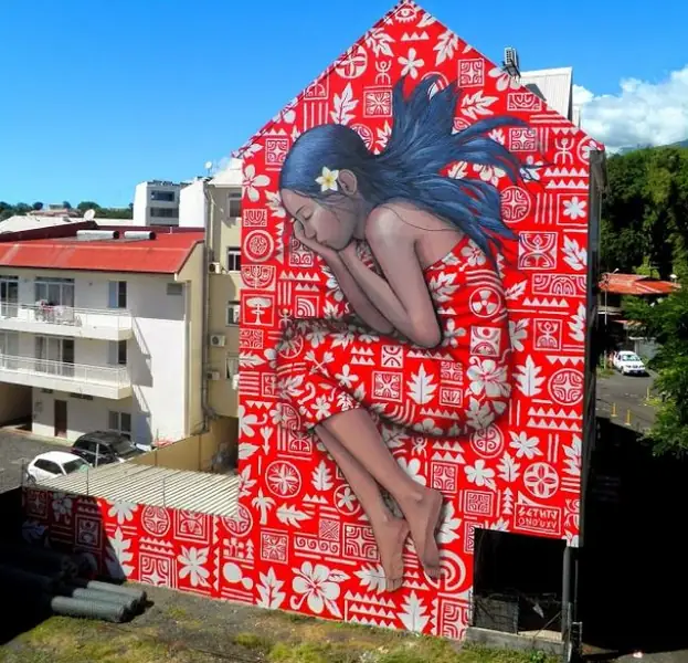 Mural z Tahiti