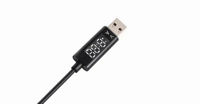 1m Smart Digital Display Micro USB Data Sync Charging Cable