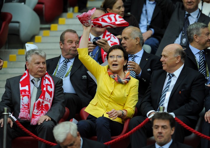 Bogdan Borusewicz, Ewa Kopacz i Grzegorz Lato